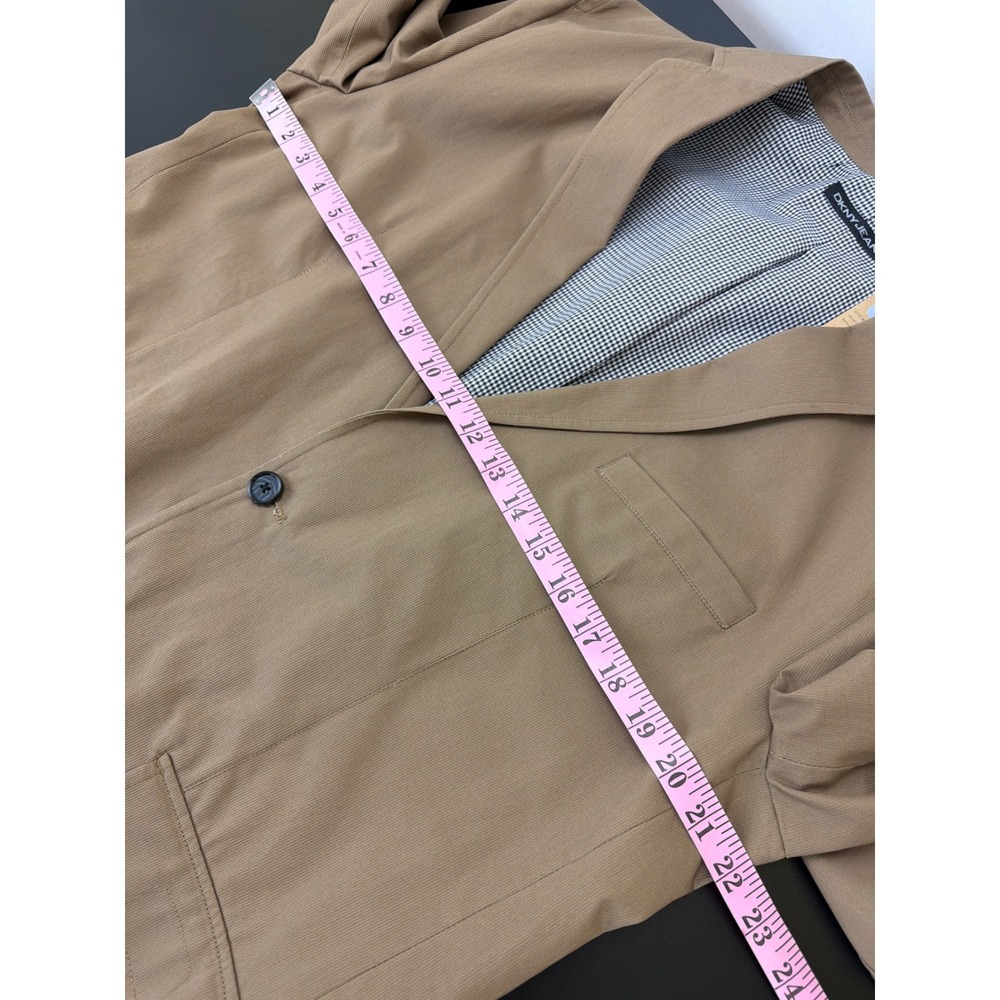 DKNY Jeans Mens Brown Cotton 2 Button Sport Coat Blazer XL Sporty Lightweight - Picture 12 of 14